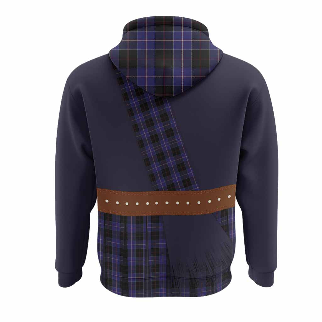 Dunlop Tartan Crest Hoodie Kilt Costume Style