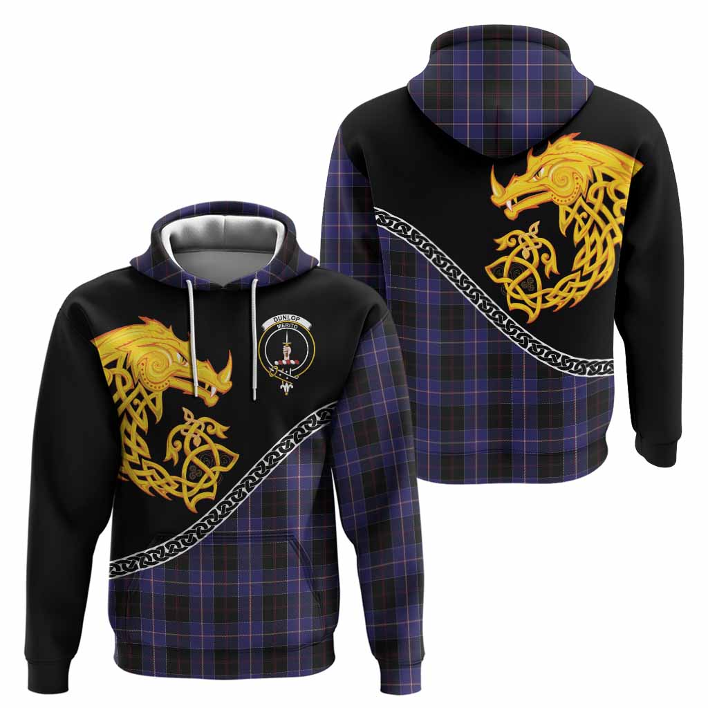 Dunlop Tartan Crest Hoodie Legendary Dragon Knot Half Style