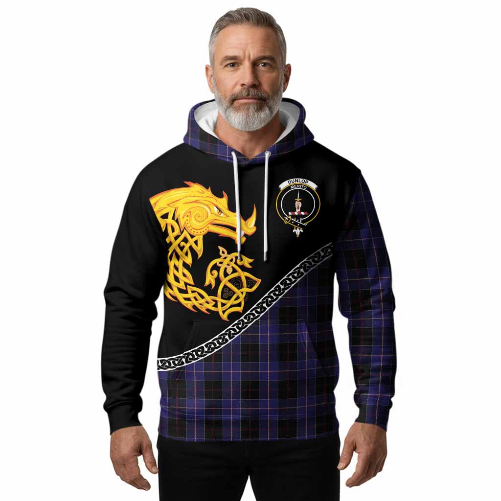 Dunlop Tartan Crest Hoodie Legendary Dragon Knot Half Style