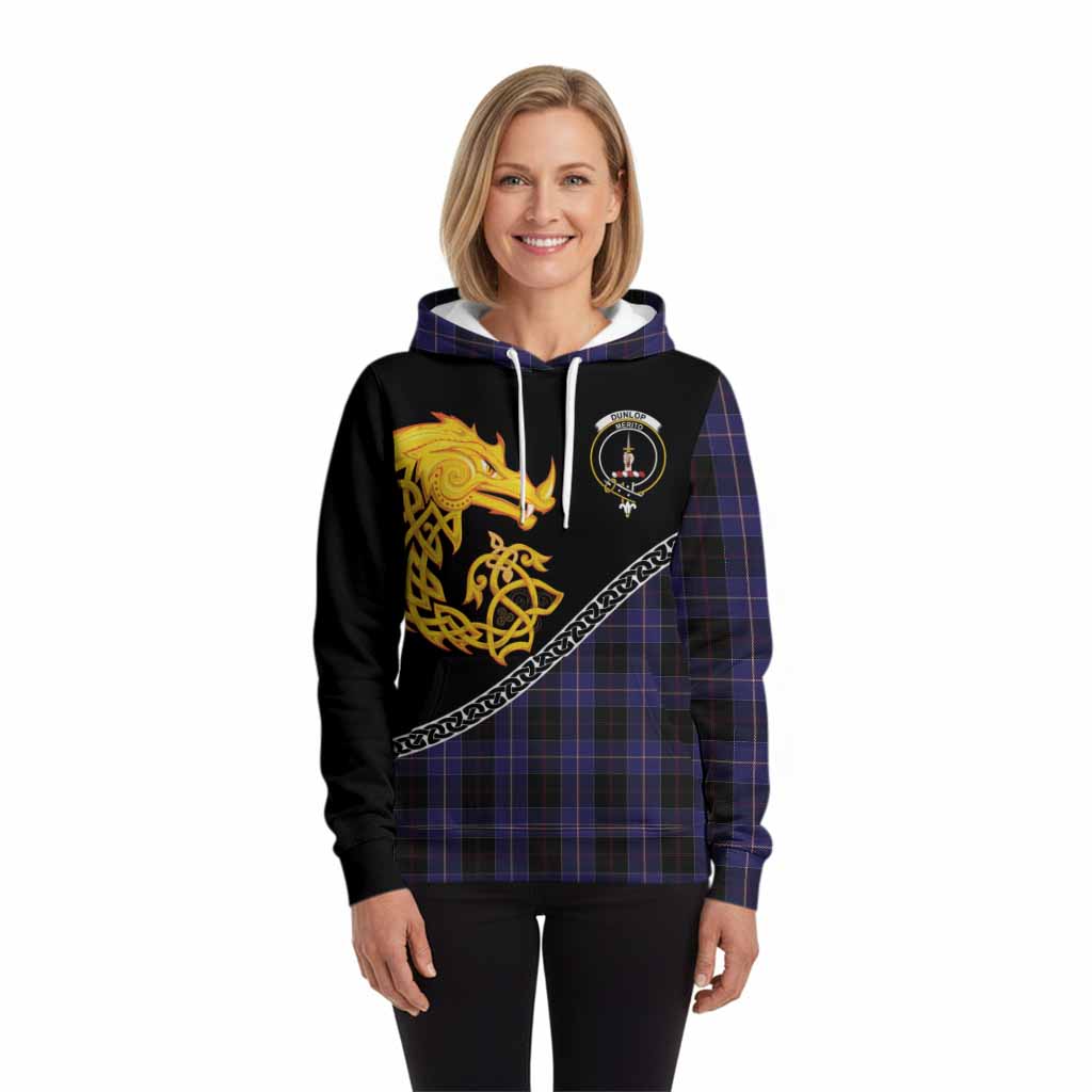 Dunlop Tartan Crest Hoodie Legendary Dragon Knot Half Style