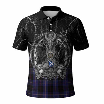 Dunlop Tartan Crest Polo Shirt Celtic Odin's Raven Legacy