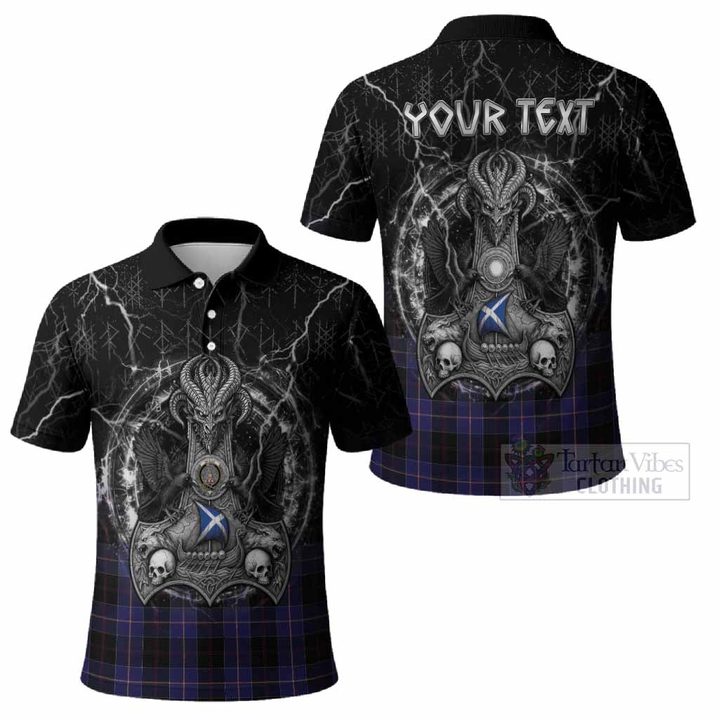 Dunlop Tartan Crest Polo Shirt Celtic Odin's Raven Legacy