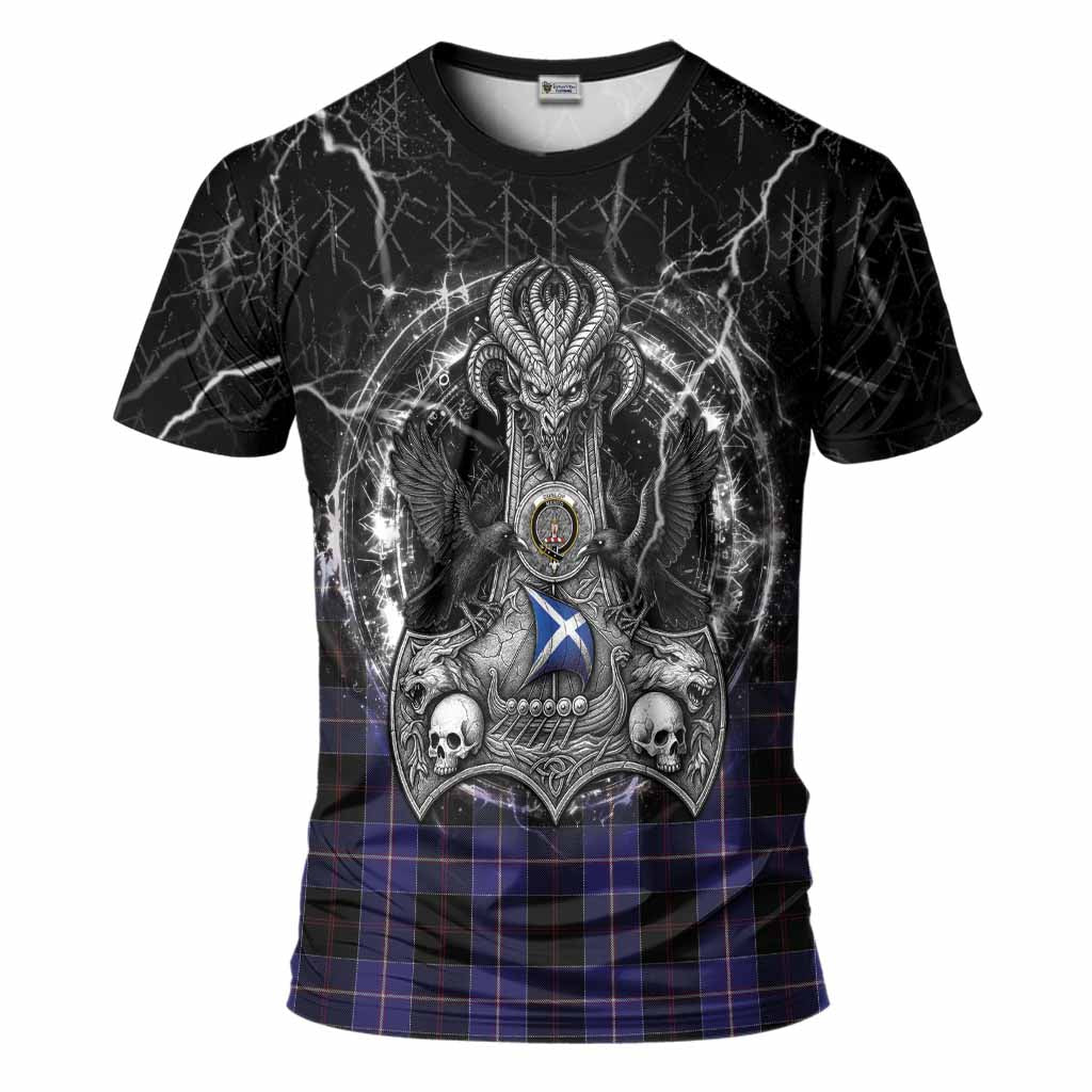 Dunlop Tartan Crest T-Shirt Celtic Odin's Raven Legacy