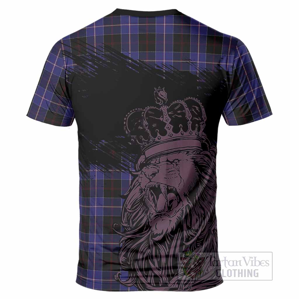 Dunlop Tartan Crest T-Shirt Crowned Lion Heritage Style