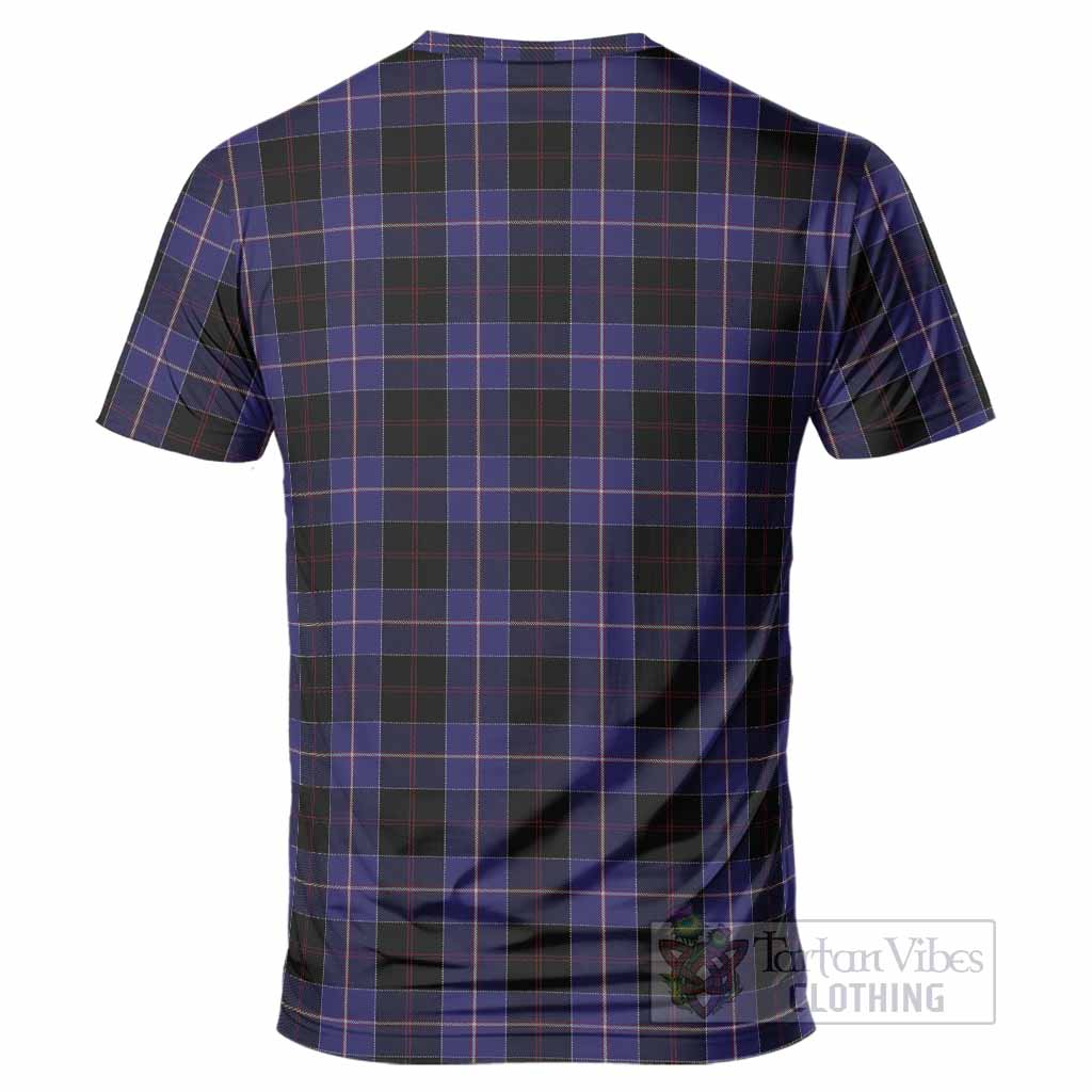 Dunlop Tartan Crest T-Shirt Ferocious Lion Style