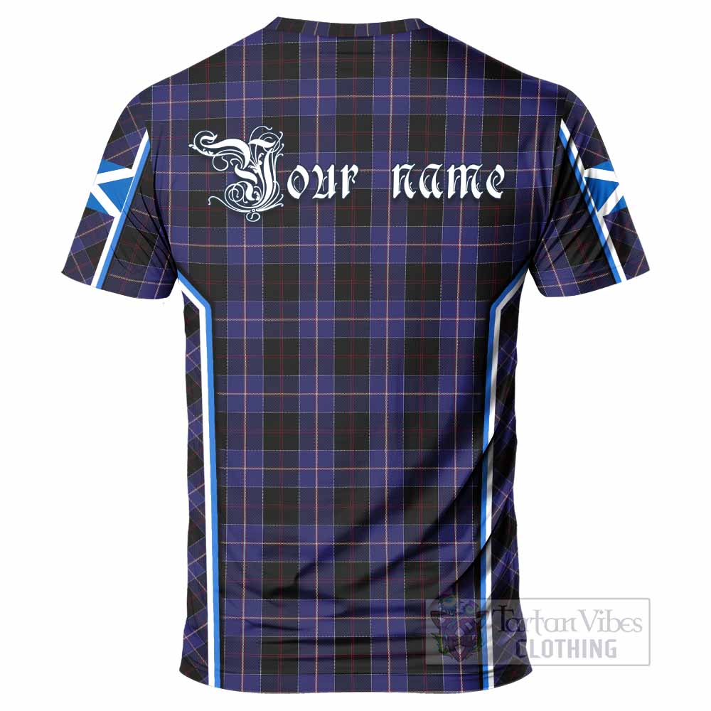 Dunlop Tartan Crest T-shirt Scotland Coat of Arm Flag Style - Tartan Vibes Clothing