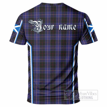 Dunlop Tartan Crest T-shirt Scotland Coat of Arm Flag Style - Tartan Vibes Clothing
