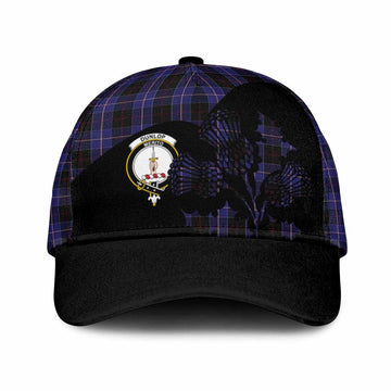 Dunlop Tartan Family Crest Classic Cap Scotland Thistle Floral Flag Style