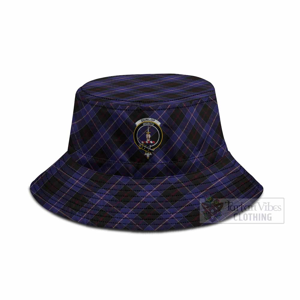 Dunlop Tartan Fishing Hat with Family Crest