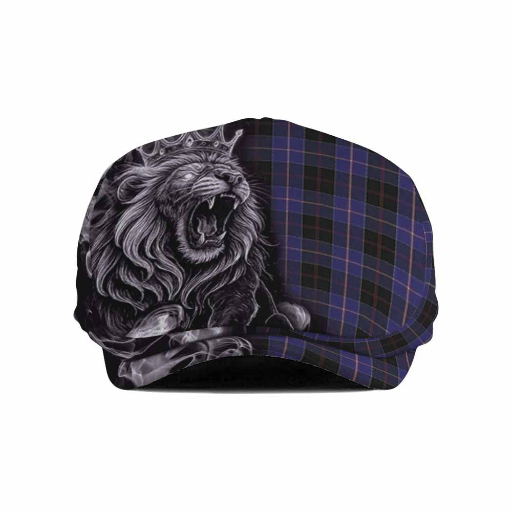Dunlop Tartan Flat Cap, Jeff Cap Roaring Lion Heritage