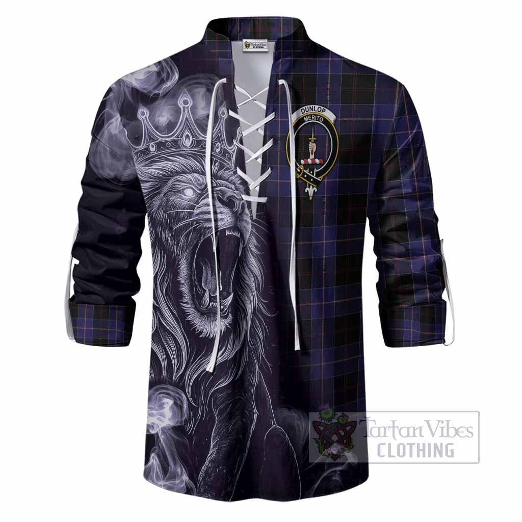 Dunlop Tartan Ghillie Shirt Roaring Lion Heritage