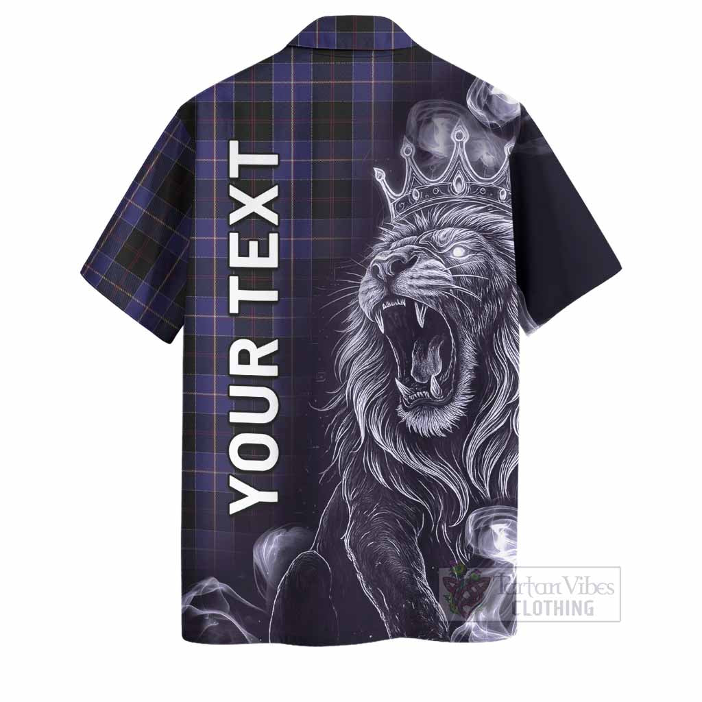 Dunlop Tartan Hawaiian Shirt Roaring Lion Heritage
