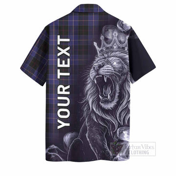 Dunlop Tartan Hawaiian Shirt Roaring Lion Heritage