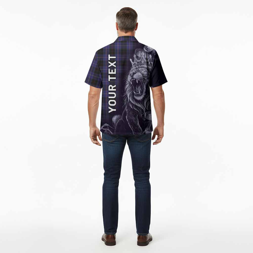 Dunlop Tartan Hawaiian Shirt Roaring Lion Heritage