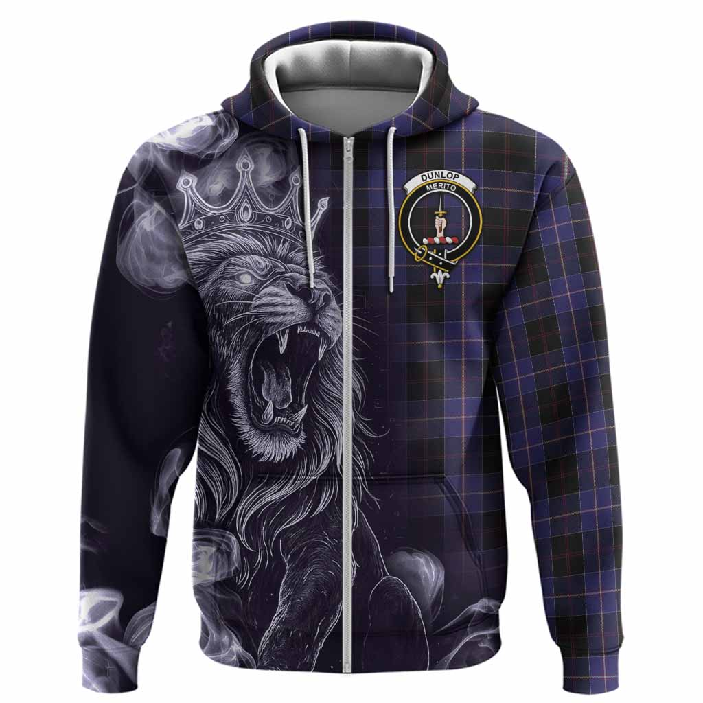 Dunlop Tartan Hoodie Roaring Lion Heritage