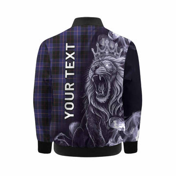 Dunlop Tartan Kid Bomber Jacket Roaring Lion Heritage