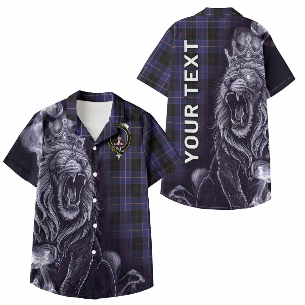 Dunlop Tartan Kid Hawaiian Shirt Roaring Lion Heritage