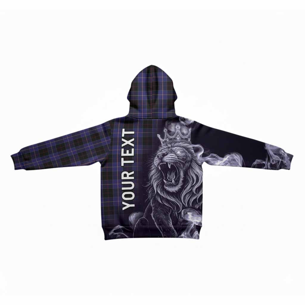 Dunlop Tartan Kid Hoodie Roaring Lion Heritage
