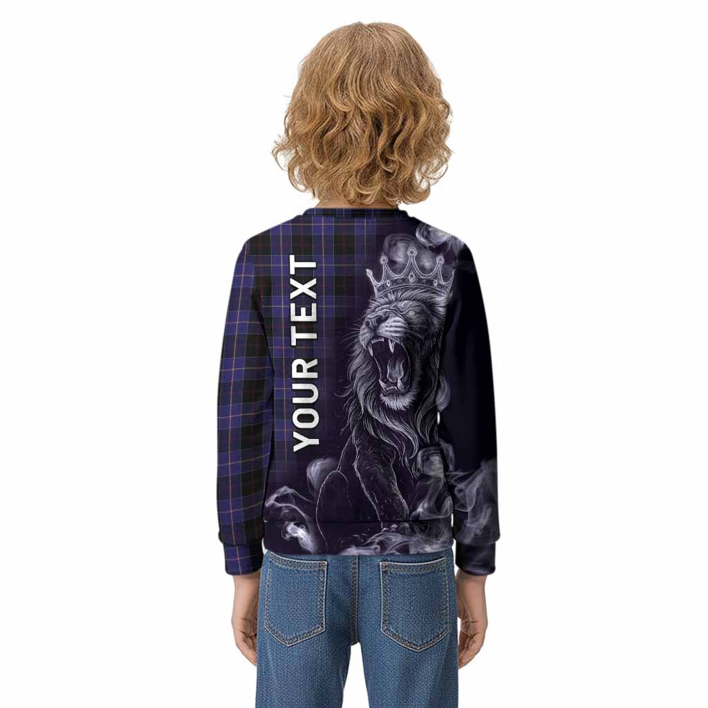 Dunlop Tartan Kid Knitted Sweatshirt Roaring Lion Heritage