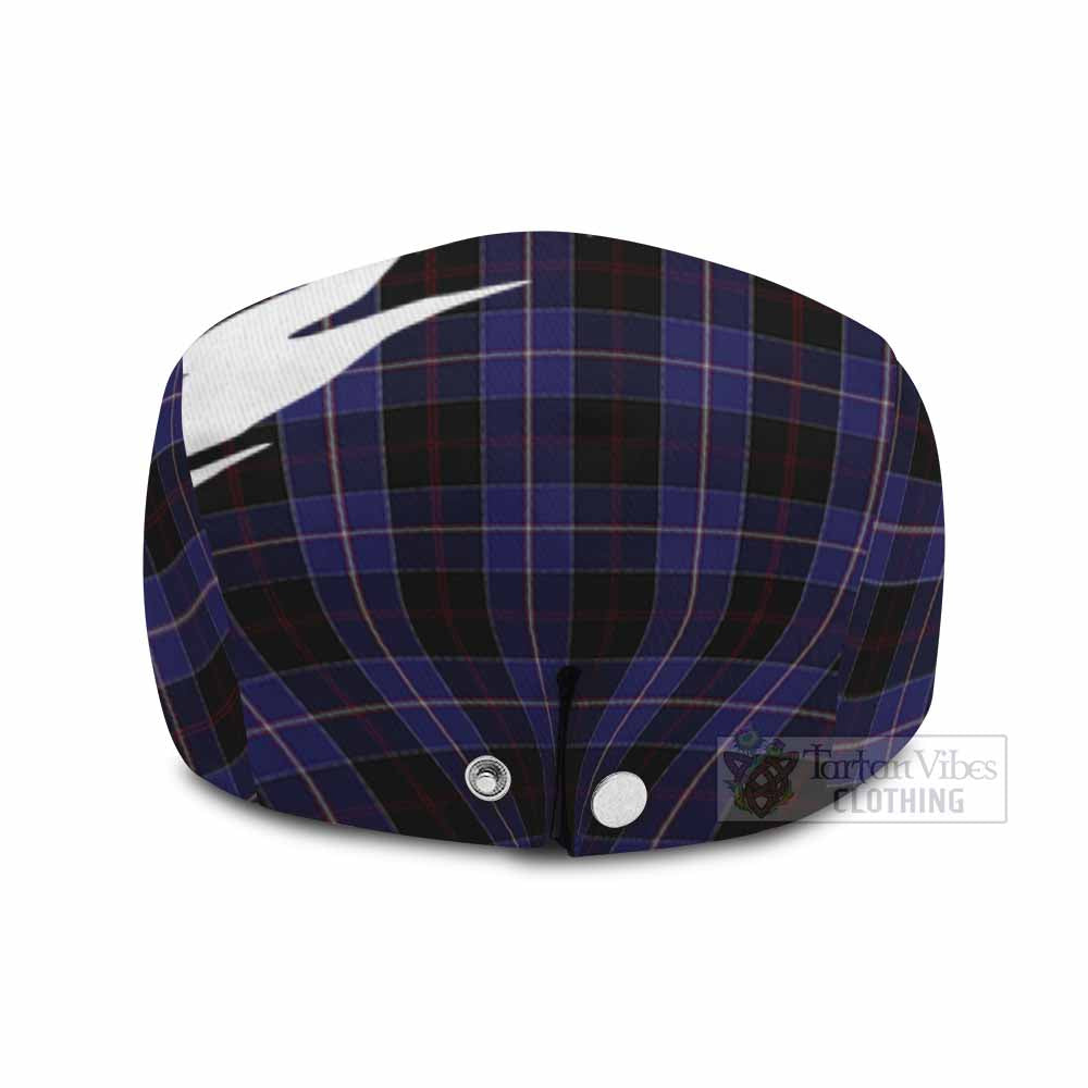 Dunlop Tartan Loch Ness Monster Scottish Heritage Art Flat Cap, Jeff Cap