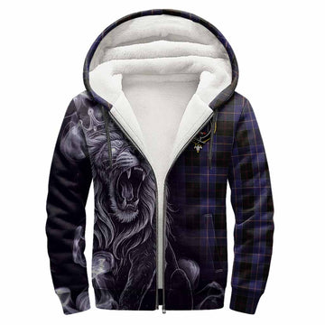 Dunlop Tartan Sherpa Hoodie Roaring Lion Heritage