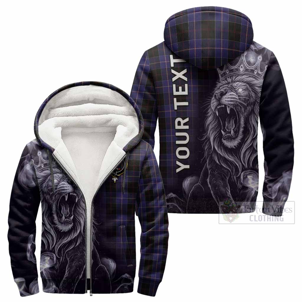 Dunlop Tartan Sherpa Hoodie Roaring Lion Heritage