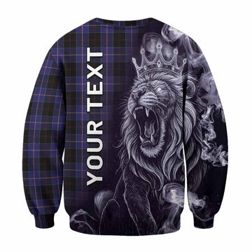 Dunlop Tartan Sweatshirt Roaring Lion Heritage