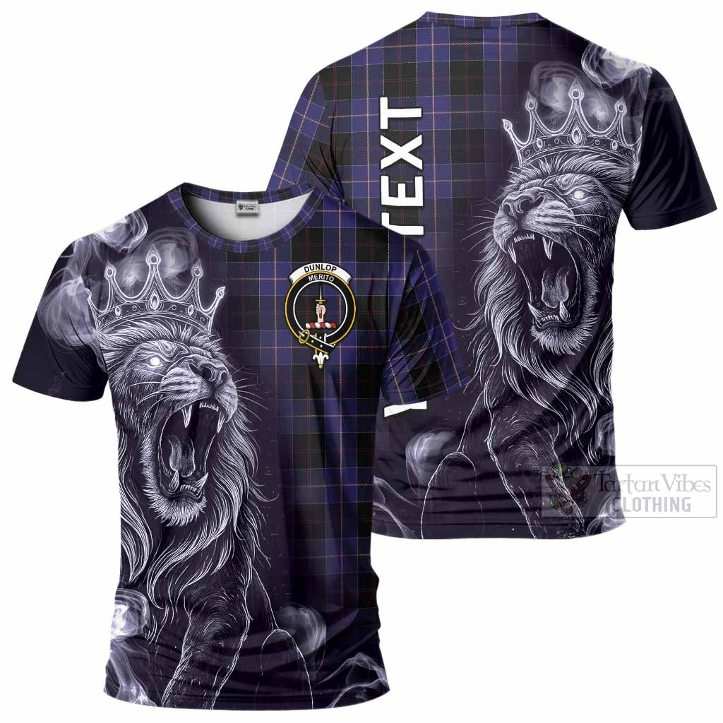 Dunlop Tartan T-Shirt Roaring Lion Heritage