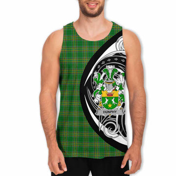 Dunphy Irish Clan Men's Tank Top Celtic Circle Style Men - Tartan Vibes Clothing