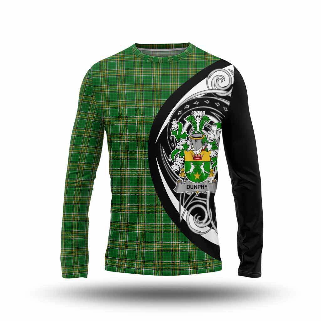 Dunphy Irish Clan Long Sleeve T-Shirt Celtic Circle Style Unisex - Tartan Vibes Clothing