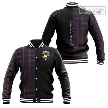 Durie Tartan Baseball Jacket with Family Crest and Half Of Me Style Unisex - Tartan Vibes Clothing