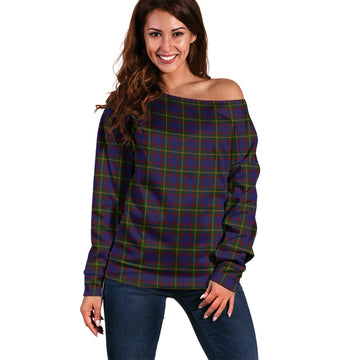 Durie Tartan Off Shoulder Women Sweater Women - Tartan Vibes Clothing