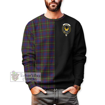 Durie Tartan Sweatshirt with Family Crest and Half Of Me Style Unisex - Tartan Vibes Clothing
