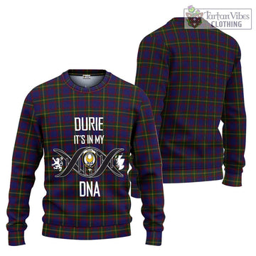 Durie Tartan Ugly Sweater with Family Crest DNA In Me Style Unisex - Tartan Vibes Clothing