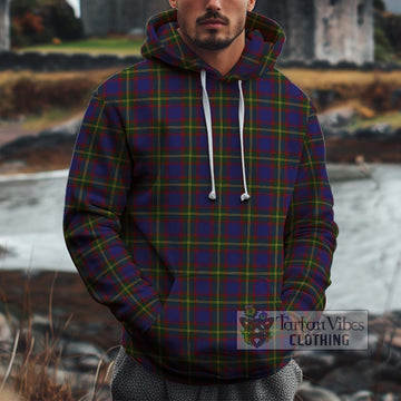 Durie Tartan Cotton Hoodie Zip Hoodie - Tartan Vibes Clothing