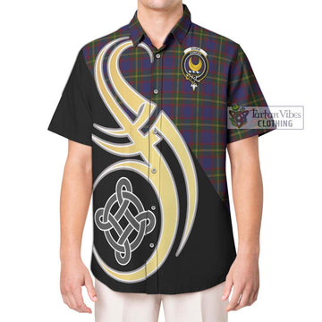 Durie Tartan Hawaiian Shirt with Family Crest and Celtic Symbol Style Kid - Tartan Vibes Clothing