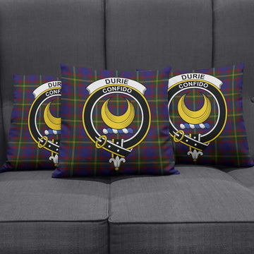 Durie Tartan Pillow Cover with Family Crest Rectangle Pillow Cover 51*91cm - Tartan Vibes Clothing