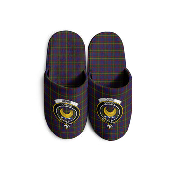 Durie Tartan Home Slippers with Family Crest KIDS - Tartan Vibes Clothing