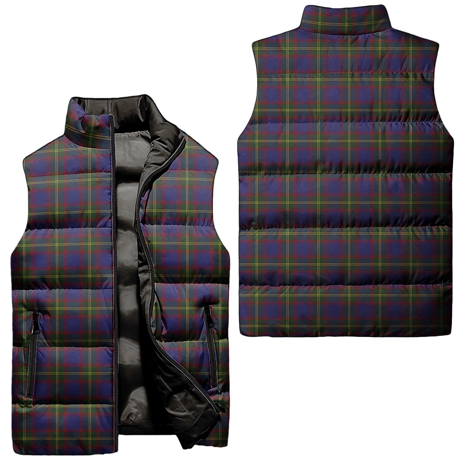 Durie Tartan Sleeveless Puffer Jacket Unisex - Tartan Vibes Clothing