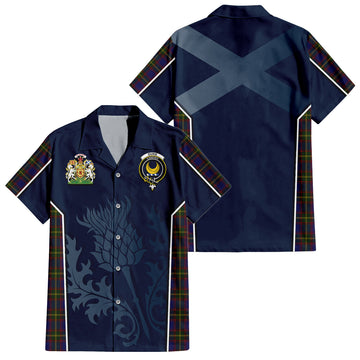 Durie Tartan Hawaiian Shirt with Family Crest and Scottish Thistle Vibes Sport Style Kid - Tartan Vibes Clothing