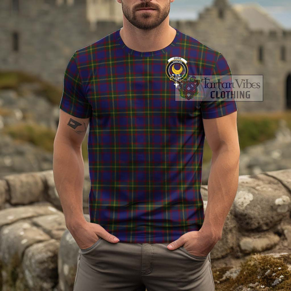 Durie Tartan Cotton T-Shirt with Family Crest Kid's Shirt - Tartan Vibes Clothing