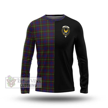 Durie Tartan Long Sleeve T-Shirt with Family Crest and Half Of Me Style Unisex - Tartan Vibes Clothing