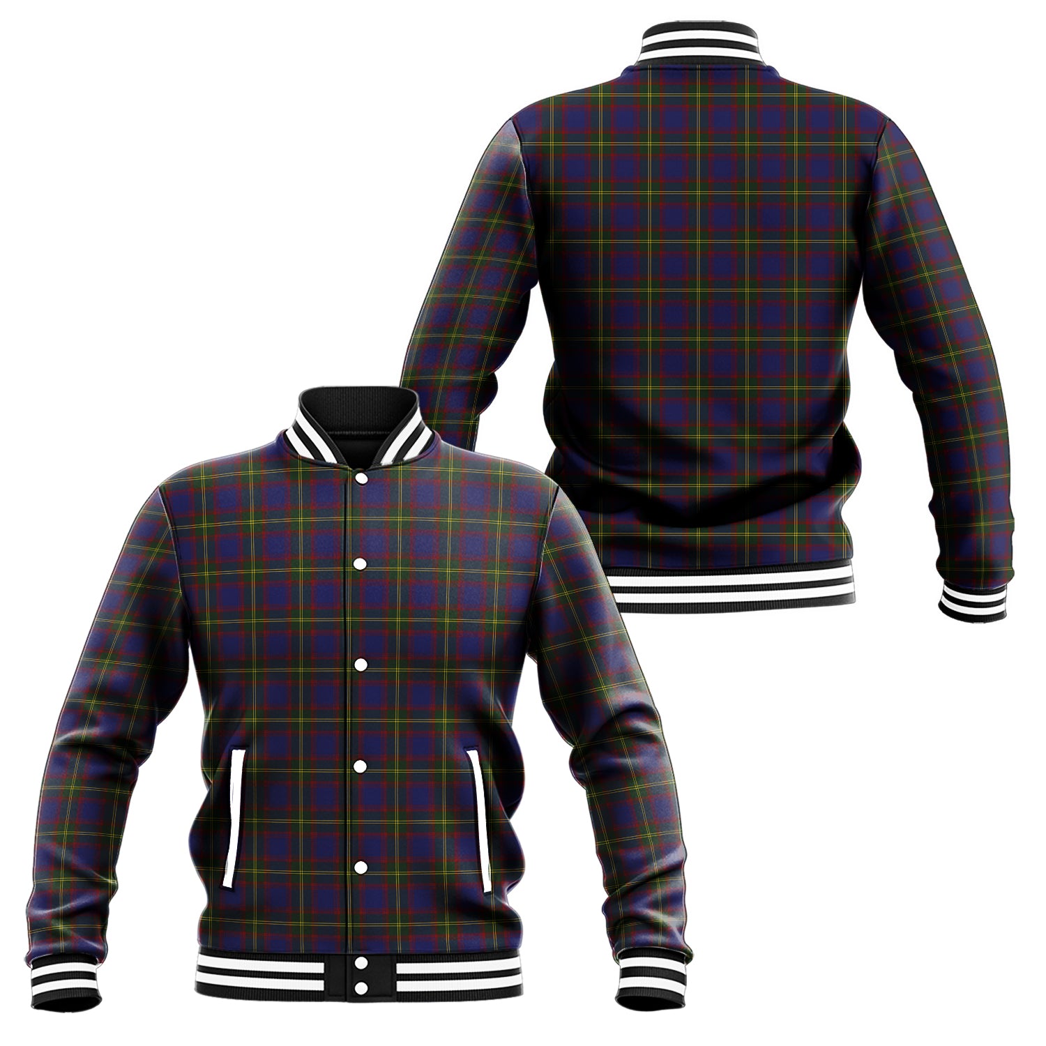 Durie Tartan Baseball Jacket Unisex - Tartan Vibes Clothing