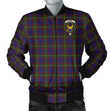 Durie Tartan Bomber Jacket with Family Crest