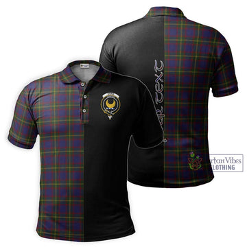 Durie Tartan Polo Shirt with Family Crest and Half Of Me Style Kid - Tartan Vibes Clothing