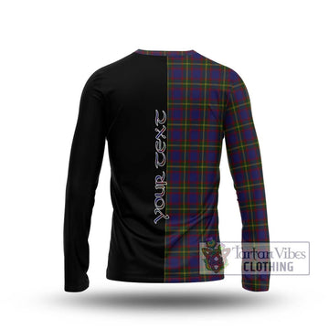 Durie Tartan Long Sleeve T-Shirt with Family Crest and Half Of Me Style - Tartan Vibes Clothing