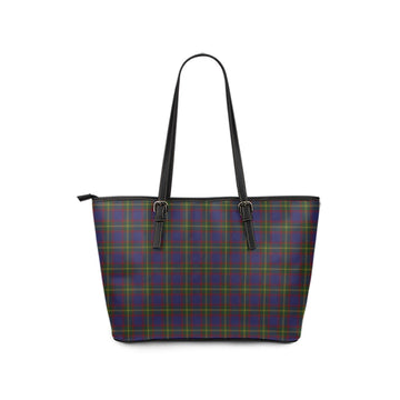 Durie Tartan Leather Tote Bag