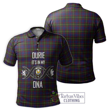 Durie Tartan Polo Shirt with Family Crest DNA In Me Style - Tartan Vibes Clothing