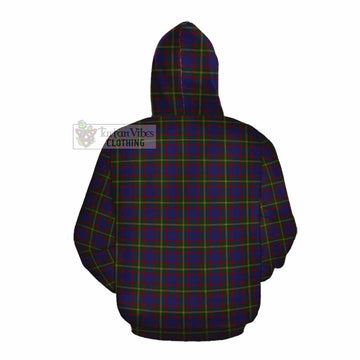 Durie Tartan Cotton Hoodie with Family Crest DNA In Me Style Pullover Hoodie - Tartan Vibes Clothing