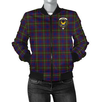 Durie Tartan Bomber Jacket with Family Crest